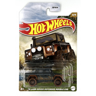 Hot Wheels 1:64 Mud Runners - 2015 Land Rover Defender Double Cab