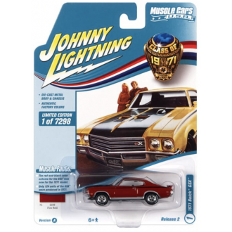 Johnny Lightning 1:64 Muscle Cars U.S.A - 1971 Buick GSX Fire Red