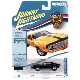 Johnny Lightning 1:64 Muscle Cars U.S.A - 1971 AMC Javelin AMX Gloss Black