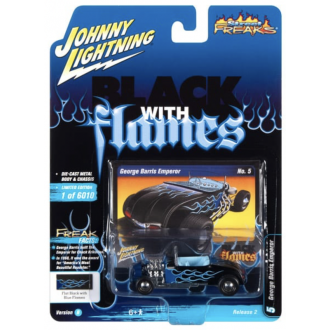 Johnny Lightning 1:64 Street Freaks - George Barris Emperor Flat Black