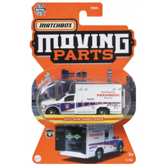 Matchbox 1:64 Moving Parts - 2016 Dodge Ram Ambulance
