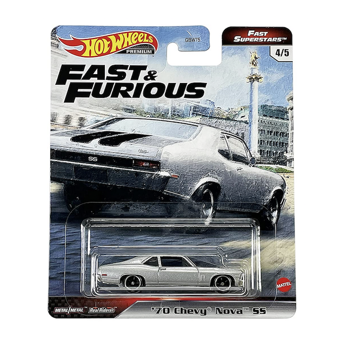 Hot Wheels 1:64 Fast & Furious - Fast Superstars - 1970 Chevrolet Nova SS