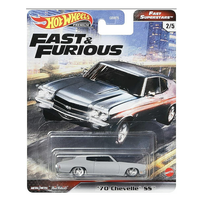 Hot Wheels 1:64 Fast & Furious - Fast Superstars - 1970 Chevrolet Chevelle SS