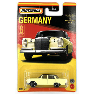 Matchbox 1:64 Best of Germany - 1962 Mercedes-Benz 220SE Rally Yellow