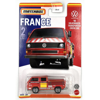Matchbox 1:64 Best of France - Volkswagen Transporter T2 Red
