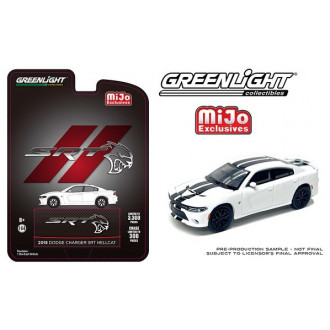 Greenlight 1:64 Mijo Exclusives - 2018 Dodge Charger SRT Hellcat White