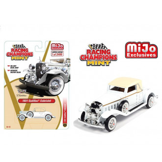 Racing Champions 1:64 1931 Cadillac Cabriolet White