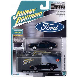 Johnny Lightning 1:64 - 1985 Ford Mustang SVO Midnight Blue
