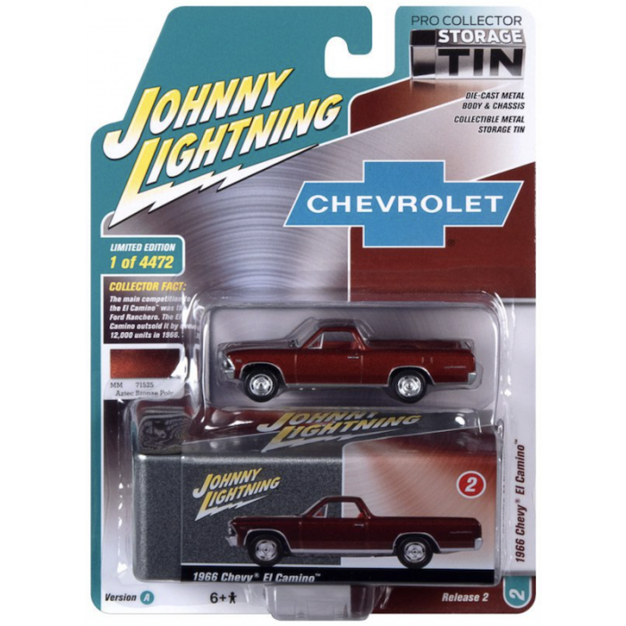 Johnny Lightning 1:64 - 1966 Chevrolet El Camino Aztec Bronze