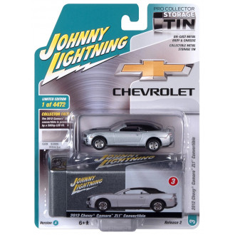 Johnny Lightning 1:64 - 2012 Chevrolet Camaro ZL1 Convertible Silver