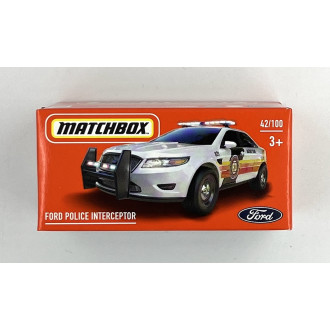Matchbox 1:64 Power Grab - Ford Police Interceptor