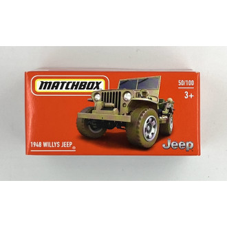 Matchbox 1:64 Power Grab - 1948 Willys Jeep