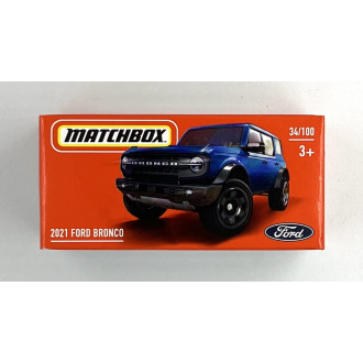 Matchbox 1:64 Power Grab - 2021 Ford Bronco Blue