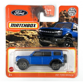 Matchbox 1:64 - 2021 Ford Bronco Blue