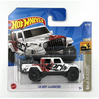 Hot Wheels 1:64 - 2020 Jeep Gladiator Borla White