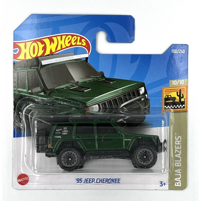 Hot Wheels 1:64 - 1995 Jeep Cherokee Green