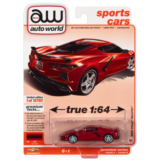 Auto World 1:64 - 2020 Chevrolet Corvette Torch Red