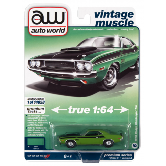 Auto World 1:64 - 1970 Dodge Challenger T/A Go Green