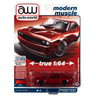 Auto World 1:64 - 2018 Dodge Challenger Hellcat Redline Tricoat