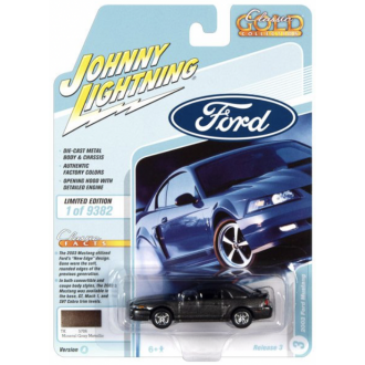 Johnny Lightning 1:64 Classic Gold - 2003 Ford Mustang Mineral Grey Metallic