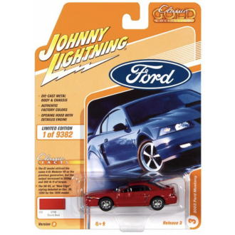 Johnny Lightning 1:64 Classic Gold - 2003 Ford Mustang Torch Red