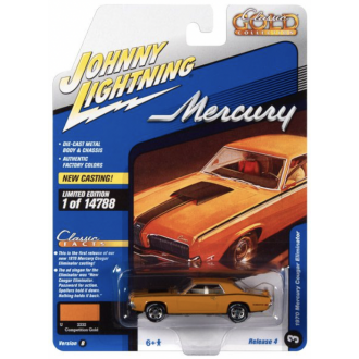 Johnny Lightning 1:64 - 1970 Mercury Cougar Eliminator Competition Gold