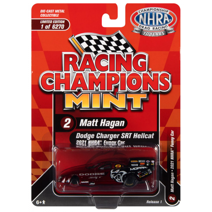 Racing Champions 1:64 - 2020 Matt Hagan Dodge Charger FC