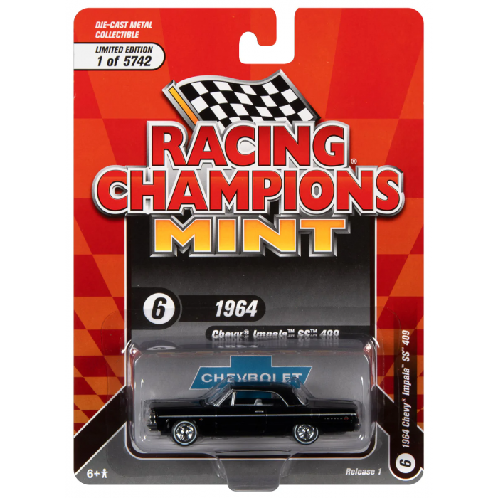 Racing Champions 1:64 - 1964 Chevrolet Impala Black
