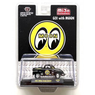 M2 Machines 1:64 - 1941 Willy's Coupe Gasser Mooneyes Black