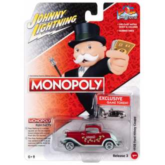 Johnny Lightning 1:64 Pop Culture - Monopoly 1932 Ford HiBoy Coupe