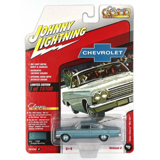 Johnny Lightning 1:64 - 1962 Chevrolet Bel Air Twilight Blue Poly