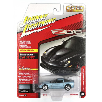 Johnny Lightning 1:64 - 2012 Chevrolet Corvette Z06 Carries Blue Metallic