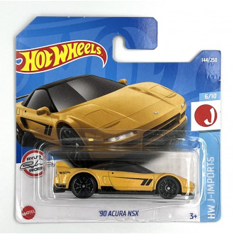 Hot Wheels 1:64 1990 Acura NSX Yellow