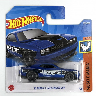 Hot Wheels 1:64 - 2015 Dodge Challenger SRT Blue