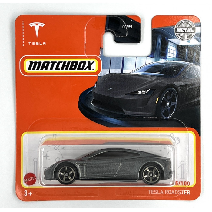 Matchbox 1:64 - Tesla Roadster Gray