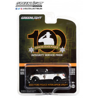 Greenlight 1:64 Anniversary Collection - 2022 Ford Police Interceptor Utility Illinois State Police