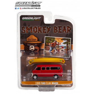 Greenlight 1:64 Smokey Bear - 1969 Ford Club Wagon