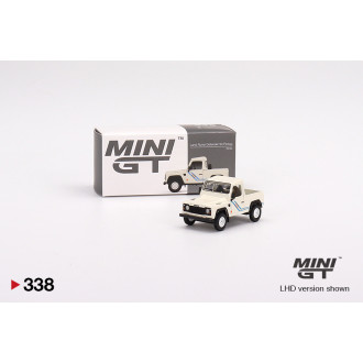 Mini GT 1:64 - Land Rover Defender 90 Pickup White RHD