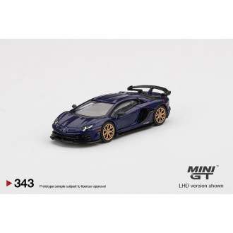 Mini GT 1:64 - Lamborghini Aventador SVJ Purple Blue LHD