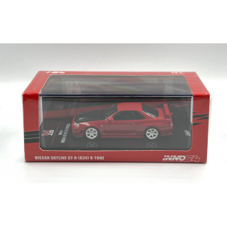 Inno64 1:64 - Nissan Skyline GT-R R34 R-tune Red