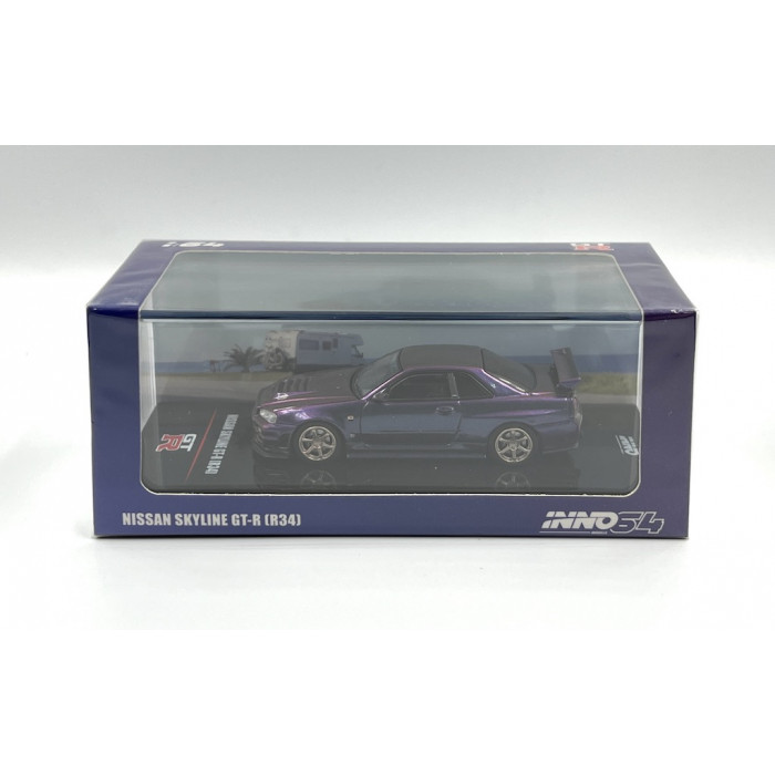 Inno64 1:64 - Nissan Skyline GT-R R34 V-spec Midnight Purple II