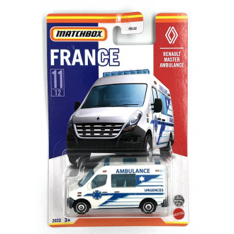 Matchbox 1:64 - Best of France - Renault Master Ambulance