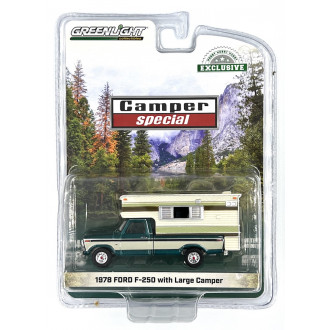 Greenlight 1:64 Hobby Exclusive - 1978 Ford F-250 with Large Camper