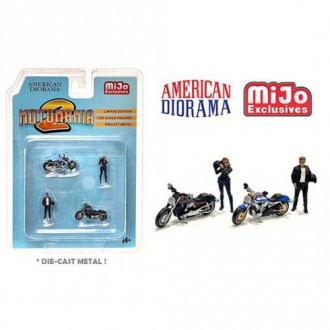 American Diorama 1:64 - Moto Mania 2 Figure Set