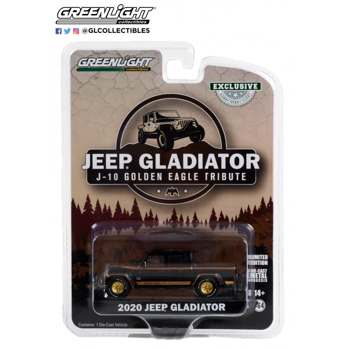 Greenlight 1:64 Hobby Exclusive - Jeep Gladiator J-10 Golden Eagle Tribute