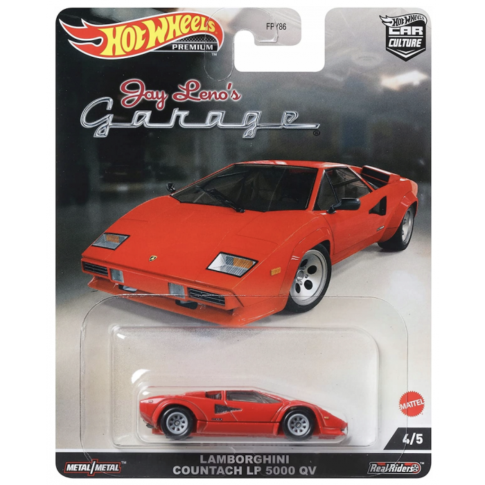 Hot Wheels 1:64 - Jay Leno's Garage - Lamborghini Countach LP 5000 QV