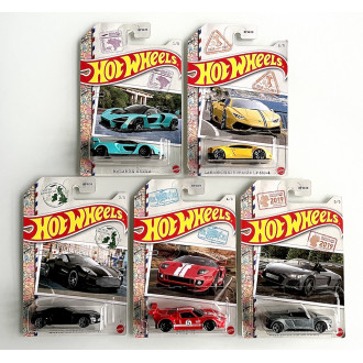 Hot Wheels 1:64 - Supercars Series - Set 5 Szt.