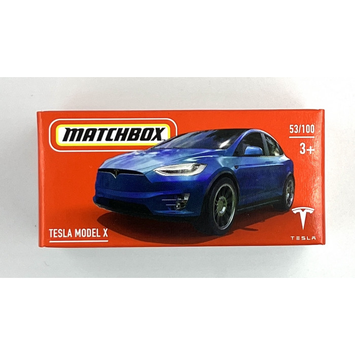 Matchbox 1:64 Power Grab - Tesla Model X Blue