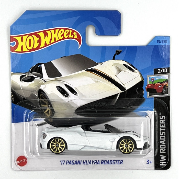 Hot Wheels 1:64 - 2017 Pagani Huayra Roadster White