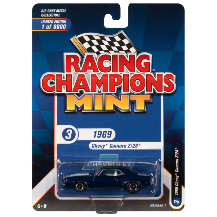 Racing Champions 1:64 - 1969 Chevrolet Camaro Z28